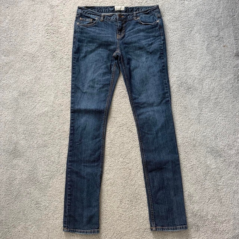 Aeropostale Dark Wash Mid-Rise Skinny Jeans, Size 9/10 Long